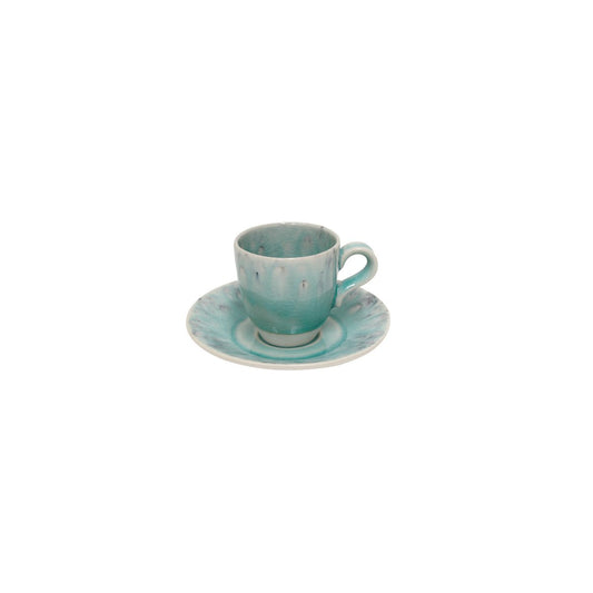 MADEIRA Kaffeetasse und Untertasse 0,08 l Blau DECS 04