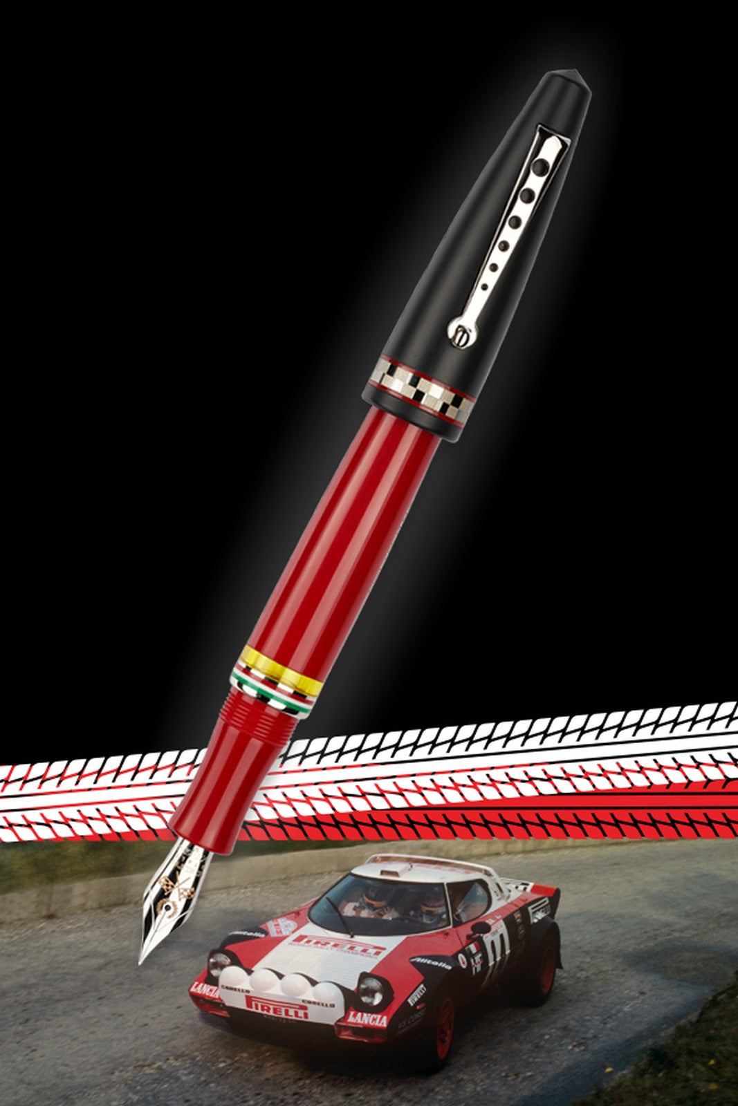 Italian Rally Passion Pen – Exklusiver Füllfederhalter | DELTA