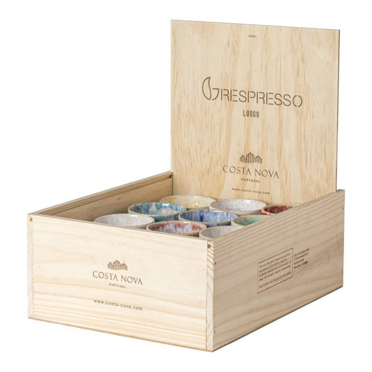 GRESPRESSO - Gift box 24 latte cups multicolor LSCS 10