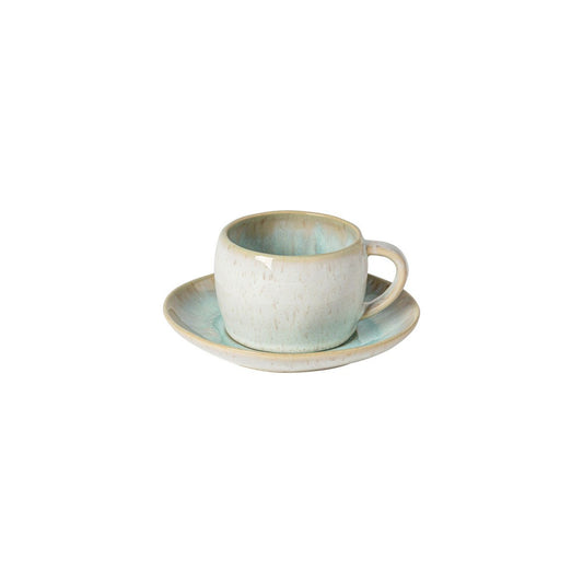 EIVISSA Teetasse und Untertasse meerblau LNCS 02