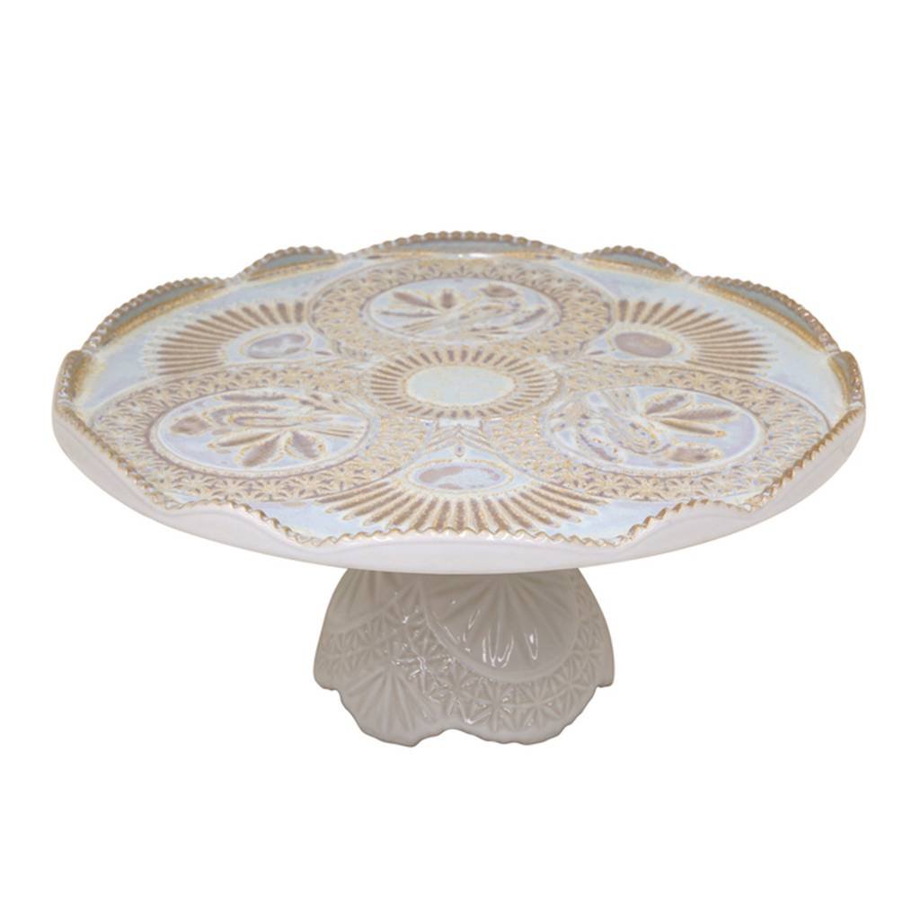 CRISTAL Footed plate 30 Nacar STD 301