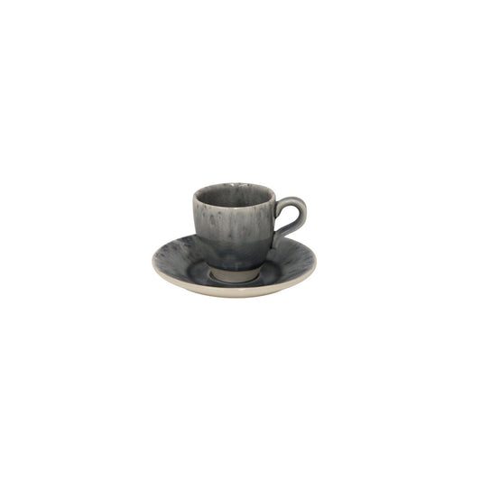 MADEIRA Kaffeetasse und Untertasse 0,08 l Grau DECS 04