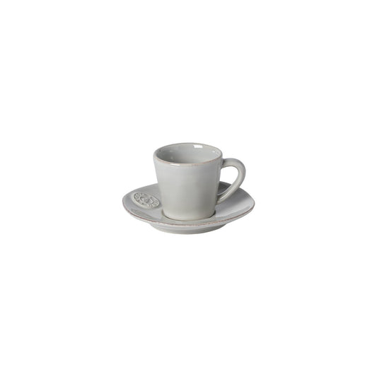 NOVA Kaffeetasse und Untertasse 0,07 l Sandgrau NOCS 02