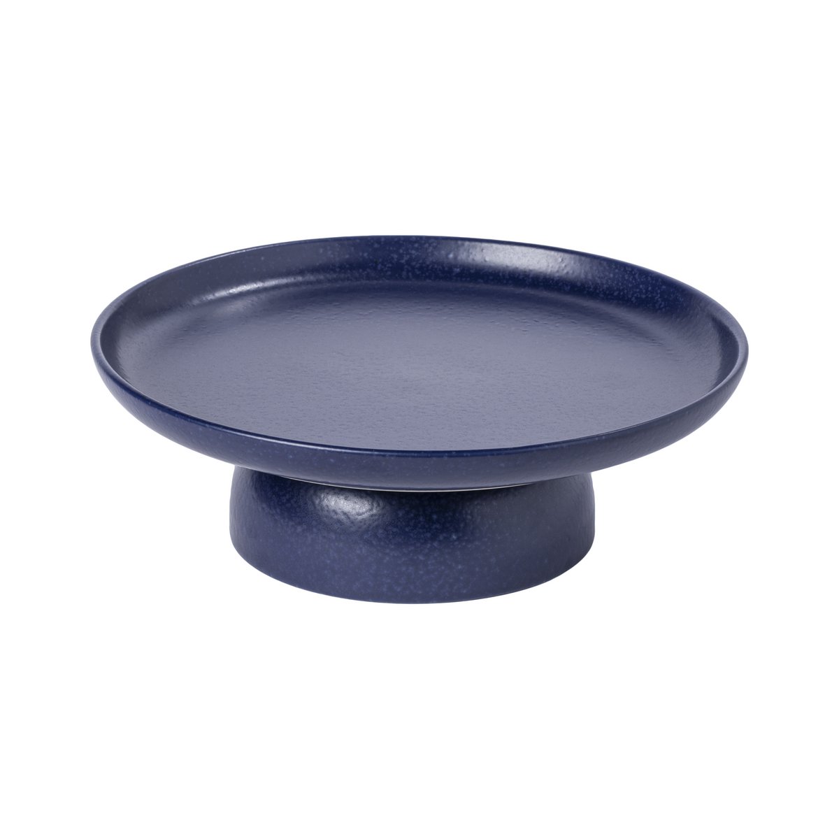 PACIFICA Footed plate 27cm blueberry SOP 272