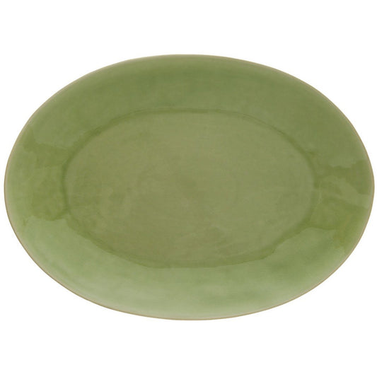 RIVIERA Oval platter fresh green NAA 402