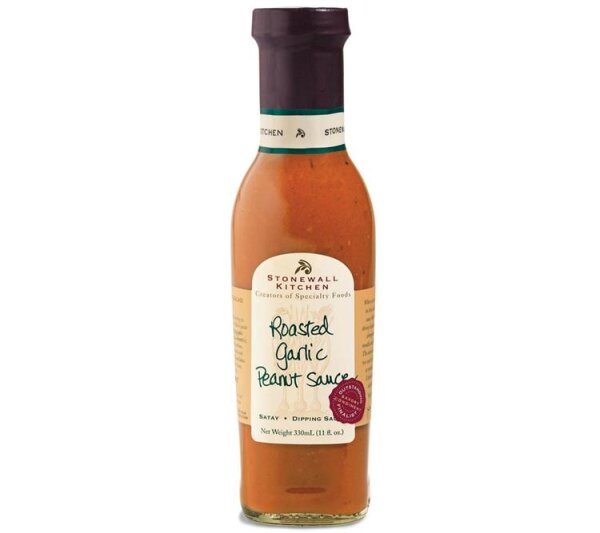 STONEWALL KITCHEN - Roasted Garlic Peanut Sauce, 330ml