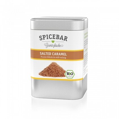 SPICEBAR Salted Caramel, BIO, 130g in Metalldose mit Streueinsatz