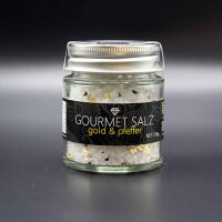 RITONKA - Gourmet Salz, Gold & Pfeffer, grob, 120g im...