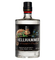 HELLHAMMER - Langenfeld Dry Gin, Hand bottled, 44% Vol., 500ml