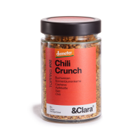&CLARA - Topping, Chili Crunch, Demeter Qualität, 180g im Glas
